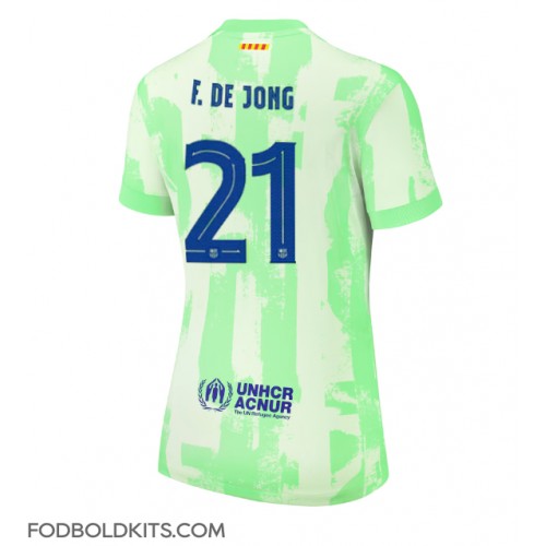 Barcelona Frenkie de Jong #21 Tredjetrøje Dame 2024-25 Kortærmet